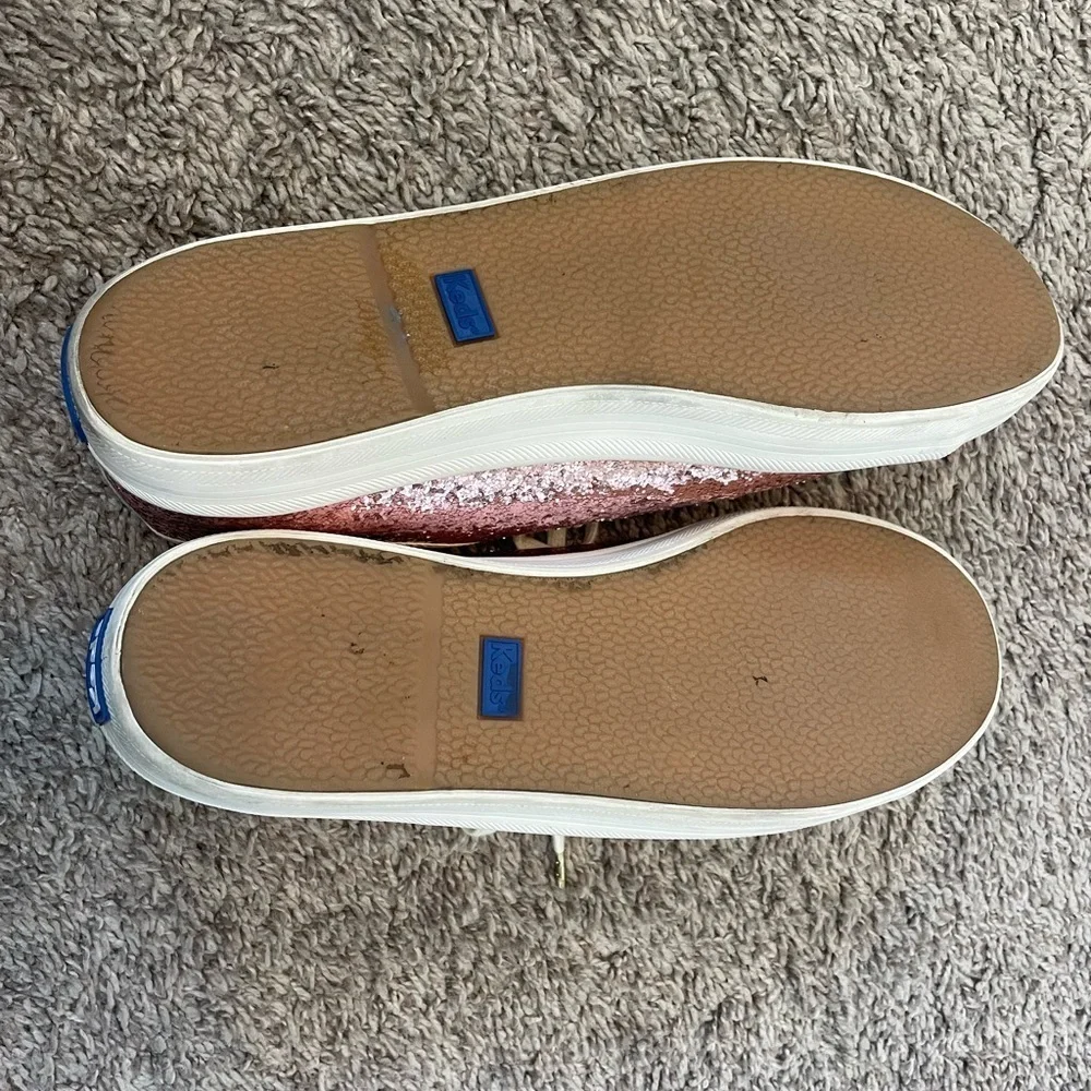 Kate Spade x Keds Pink Sparkle Sneakers